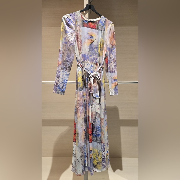 Zimmermann Dresses & Skirts - Zimmermann Midi Floral Long Sleeve Dress
